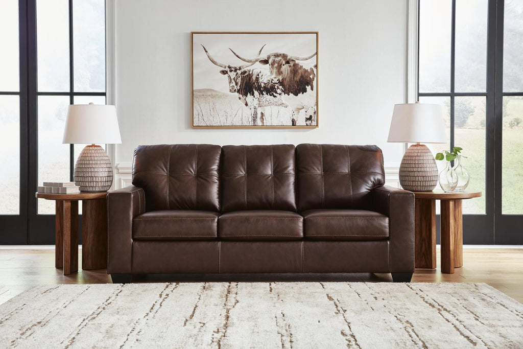 Santorine Leather Queen Sofa Sleeper