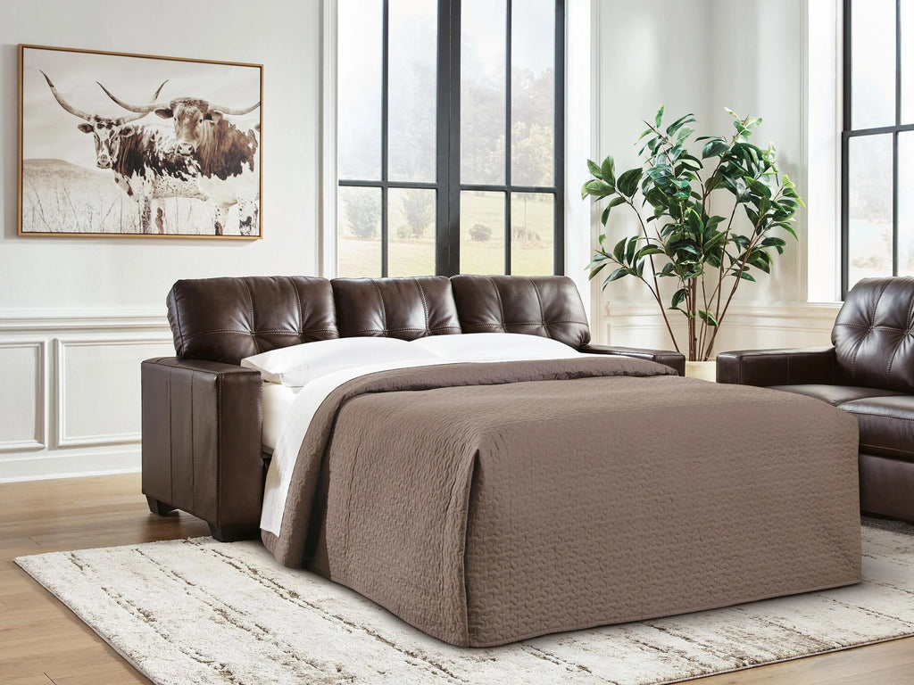 Santorine Leather Queen Sofa Sleeper